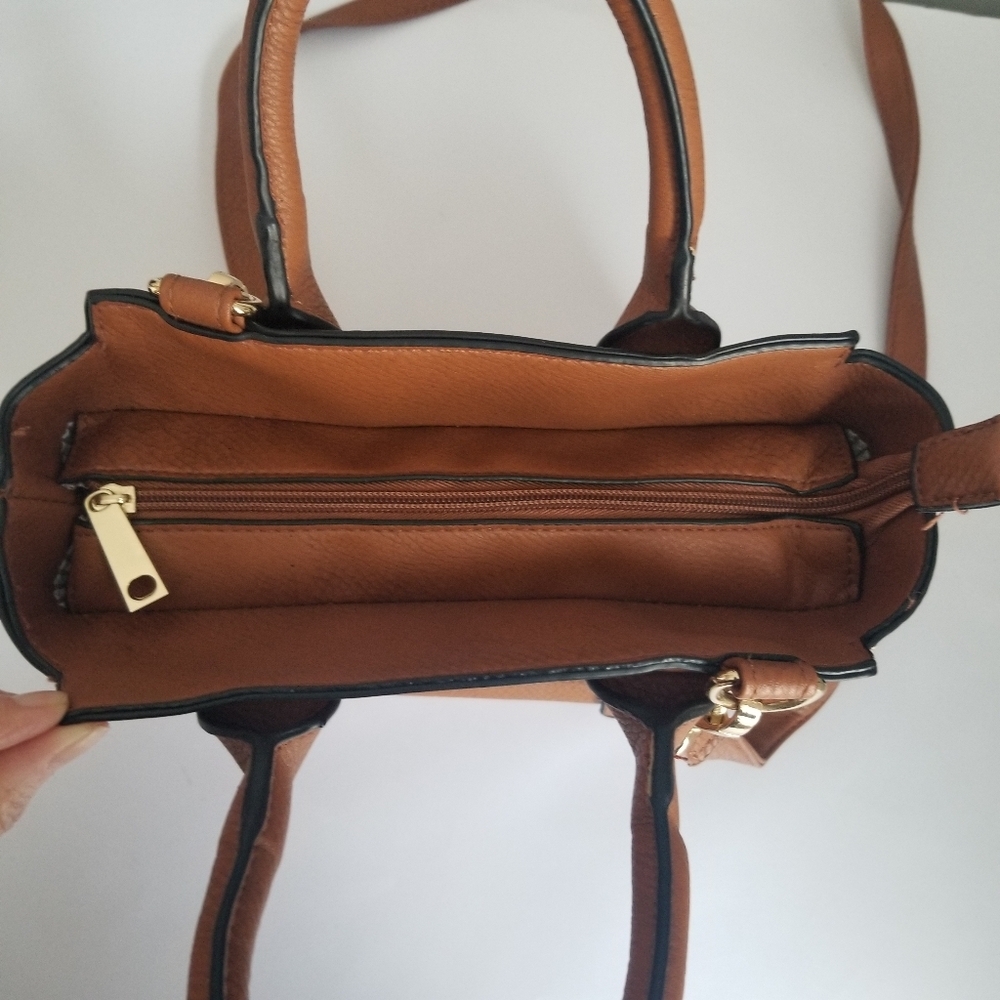 Christian Siriano For Payless Brown Hand/Shoulder Bag/Purse - Picture 5 of 14